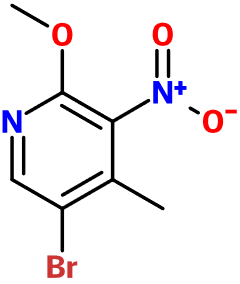 (图片) MC080018 5-Bromo-2-methoxy-4-methyl-3-nitropyridine